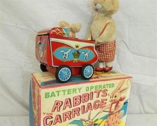 BATTERY OP RABBITS & THE CARRIAGE 