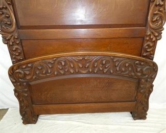 VIEW 3 W/HEAVILY CARVED FOOTBOARD 