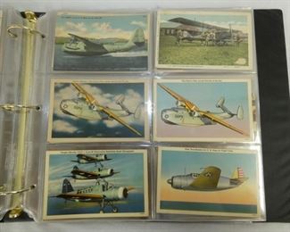 VIEW 4 AIRPLANE/AVIATION POST CARDS 