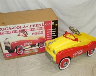 NOS COKE PEDAL CAR W/BOX 