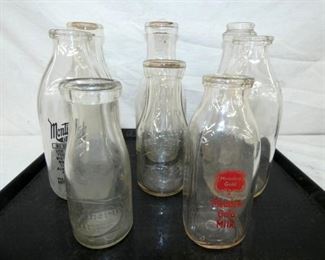 MEADOW GOLD/THOMPSON/OTHER MILK BOTTLES