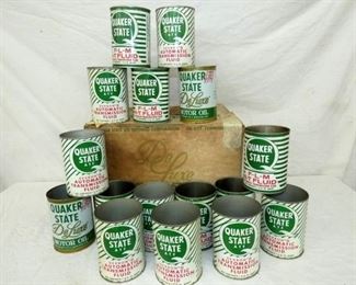 QUAKER STATE TRANSMISSION CANS 