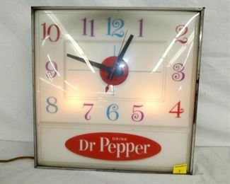 15IN. DR. PEPPER PAM CLOCK 