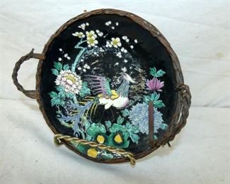 EARLY HAND DECORATED NIPPON PLATE 