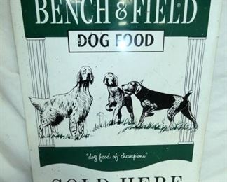 20X25 ENCH & FIELD DOG FOOD SIGN 