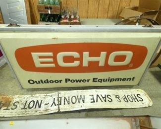 72X36 LIGHTED ECHO SIGN 