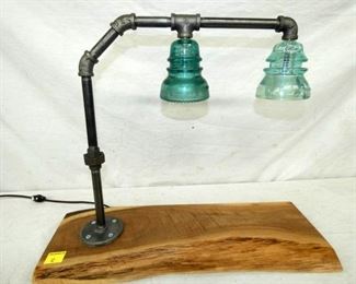 PIPE INSULATOR TABLE LAMP