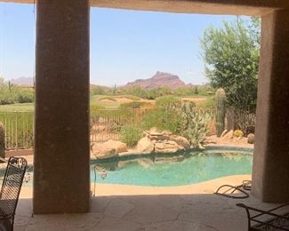 Our view at this Home is spectacular! What a great backdrop for a lovely sale!