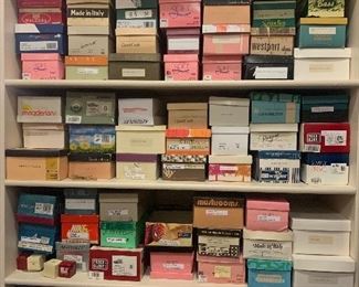 The show collection-we have every show you can think of from Ladies golf shoes, evening shoes, beach shoes, Keds, Etc.