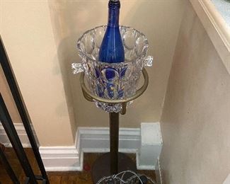 Glass Champagne Bucket/Stand
