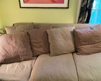 NICE Futon Sofa /Bed. Ebony Frame