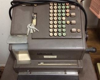 Old cash register