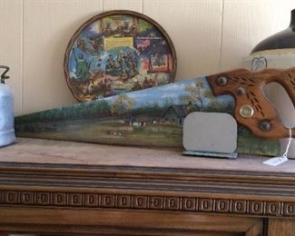 Folk art saw