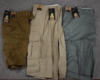 Lot of 3 New w. Tags Big & Tall Mens Clothes Roundtree & York Shorts Size 46 - WILL SHIP
