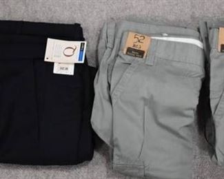 Lot of 3 New w. Tags Big & Tall Mens Clothes Haggar Shorts Size 52; Roundtree & Yorke Cargo Shorts Size 52  - WILL SHIP