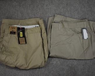 Lot of 2 New w. Tags Big & Tall Mens Clothes Foundry Shorts Size 44; Roundtree & Yorke Shorts Size 44  - WILL SHIP