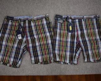 Lot of 2 New w. Tags Mens Clothes Ralph Lauren Polo Shorts Size 38 - WILL SHIP