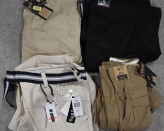 Lot of 4 New w. Tags Big & Tall Mens Clothes Roundtree & York Shorts Size 48; Buffalo Shorts Size 48  - WILL SHIP