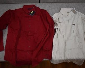 Lot of 2 New w. Tags Big & Tall Mens Clothes Foundry Polo Shirts Size LT; Foundry Long Sleeve Button-up Shirt Size LT  - WILL SHIP