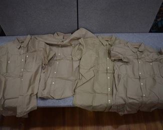 Lot of 4 New w. Tags Big & Tall Mens Clothes Foundry Button-down Short Sleeved Shirt Size XLT - WILL SHIP