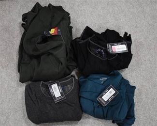 Lot of 4 New w. Tags Big & Tall Mens Clothes Roundtree & York Shirts & Pullover Jacket Size 2XT - WILL SHIP