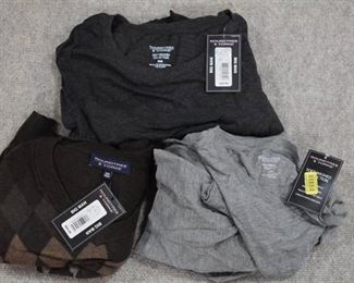 Lot of 3 New w. Tags Big & Tall Mens Clothes Roundtree & York Long Sleeve Shirts Size 3XB - WILL SHIP