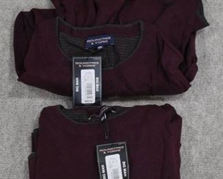 Lot of 2 New w. Tags Big & Tall Mens Clothes Roundtree & York Long Sleeve Shirts Size 2XB - WILL SHIP