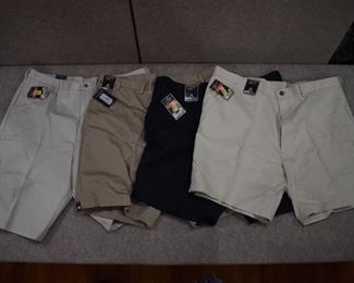 Lot of 4 New w. Tags Big & Tall Mens Clothes Roundtree & York Dress Shorts Size 46 - WILL SHIP
