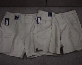 Lot of 2 New w. Tags Big & Tall Mens Clothes Roundtree & York Dress Shorts Size 46 - WILL SHIP