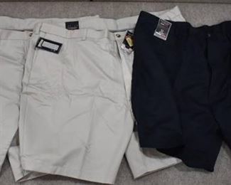 Lot of 3 New w. Tags Big & Tall Mens Clothes Roundtree & York Dress Shorts Size 52 - WILL SHIP
