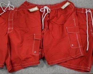 Lot of 3 New w. Tags Big & Tall Mens Clothes Foundry Swim Trunks Size 2XL - WILL SHIP