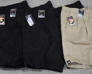 Lot of 4 New w. Tags Big & Tall Mens Clothes Roundtree & York Dress Shorts Size 44 - WILL SHIP