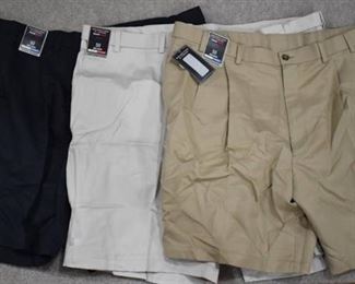 Lot of 3 New w. Tags Big & Tall Mens Clothes Roundtree & York Dress Shorts Size 50 - WILL SHIP