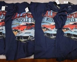 Lot of 4 New w. Tags Big & Tall Mens Clothes Bioworld T-Shirts Size 2XLB - WILL SHIP