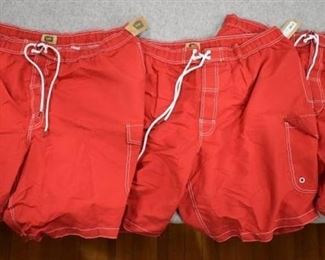 Lot of 3 New w. Tags Big & Tall Mens Clothes Foundry Swim Trunks Size 3XL - WILL SHIP