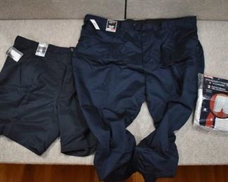 Lot of 3 New w. Tags Big & Tall Mens Clothes Roundtree & York Dress Shorts Size 52; Roundtree & York Dress Pants Size 52x30 Roundtree & York Full-Cut Boxers Size 52 - WILL SHIP