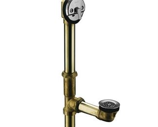 KOHLER 1-1/2-in Polished Chrome Triplever with Brass Pipe