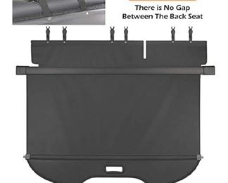 Trunk Cargo Cover For Ford Escape 2013~2019 Black Retractable Rear Cargo Security Shield Shade Waterproof All WeatherãUpdated Version:There is No Gap Between The Back Seatã