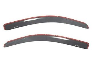 AUTEX in-Channel Window Visor Compatible with Silverado 1500/Sierra 1500 2014-2018 Compatible with Silverado 2500/Sierra 2500 3500 2015-2018 Window Wind Deflector Sun Rain Guard 4 pcs/s