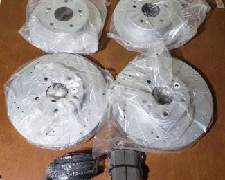 2002, 2003, 2004, 2005, 2006 Front Break Rotors and Ceramic Pads Break Kit for Acura RSX Type S