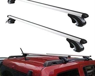 Otherya Aero Aluminum 54'' Roof Rack Crossbars, Existing Raised Side Rail with Gap - Mounted Roof Cross Bars Fit Most Cars or SUVs