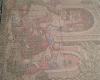 reverse of tapestry