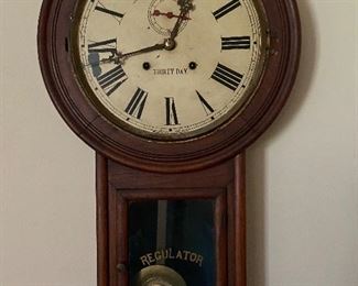 Antique Regulator wall clock