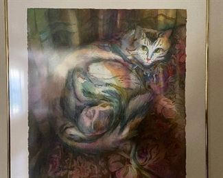Framed print (Cat)