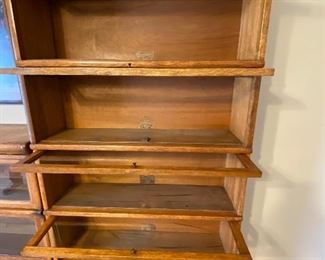 Picture 2 barrister bookcases