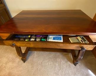 Solid Cherry wood library desk