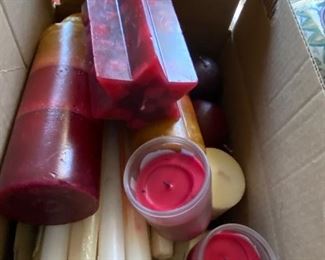 multiple boxes of candles