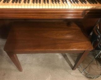 Vintage George Steck Console Piano With Bench ~ Located In Garage