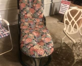 Heavy Chaise Lounge With Cushion ~ Located In Garage