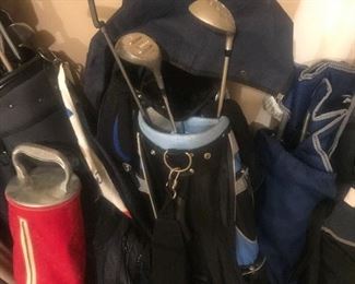 Assorted Golf Clubs ~ Located In The Garage